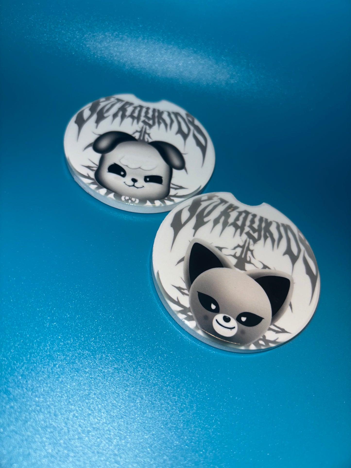 Skzzoo car coasters
