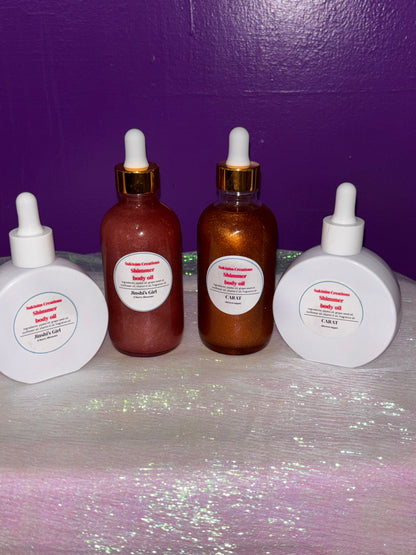 Shimmer body oil