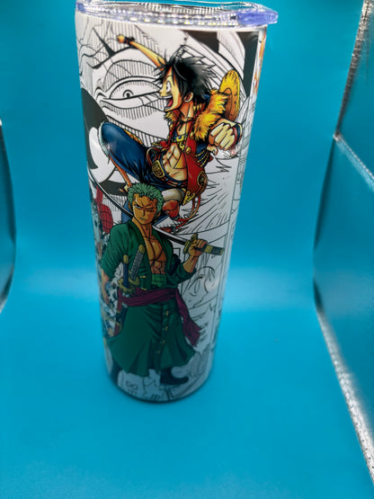 Manga inspired tumbler