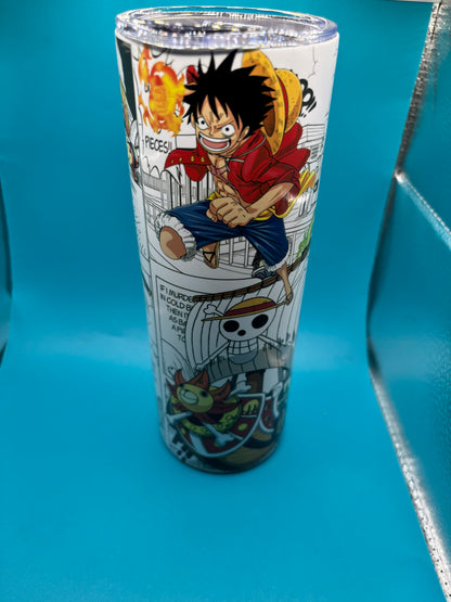Manga inspired tumbler