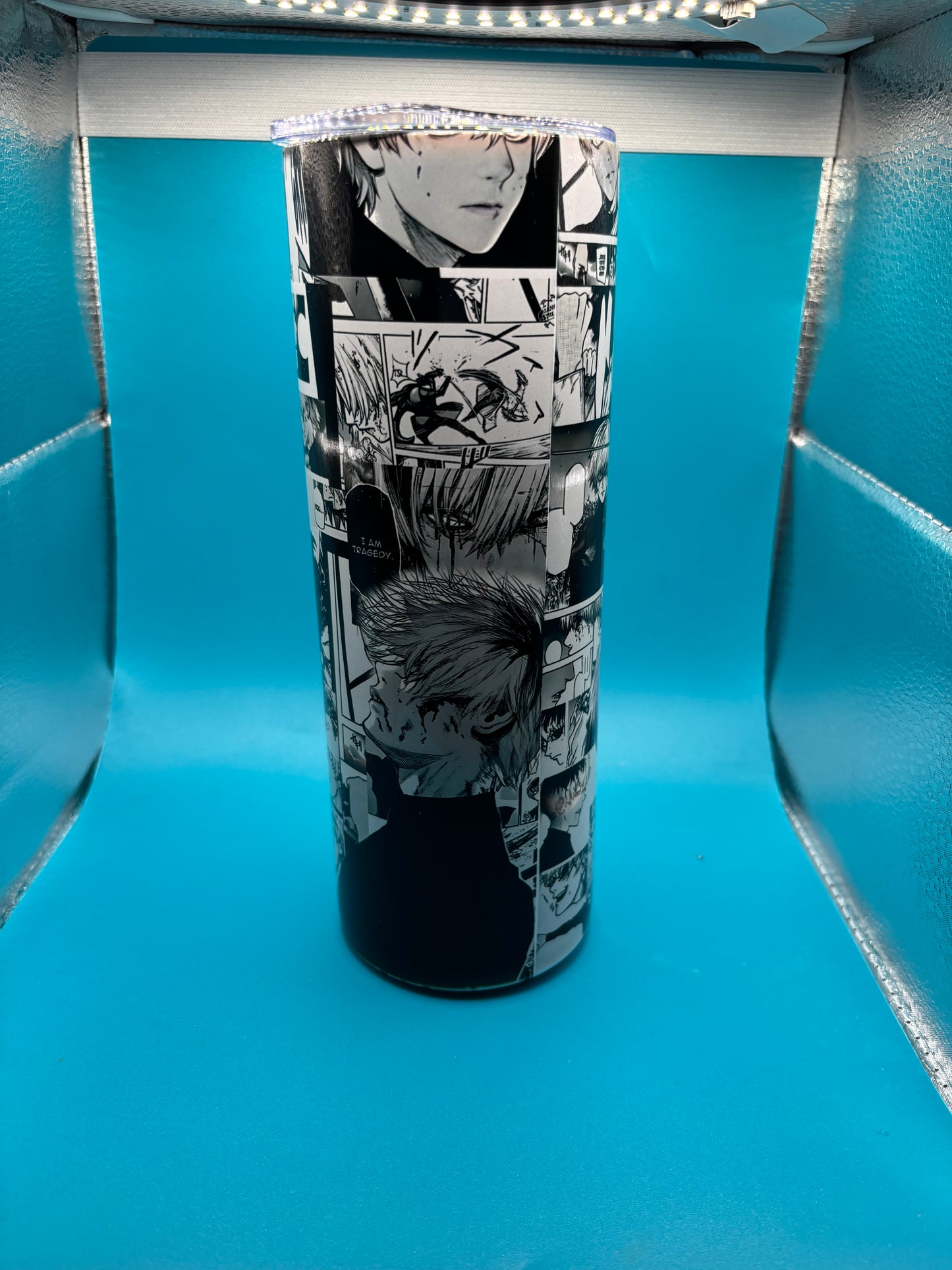 Manga inspired tumbler