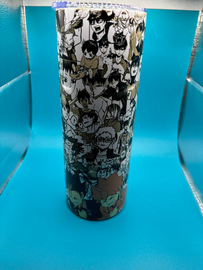 Manga inspired tumbler