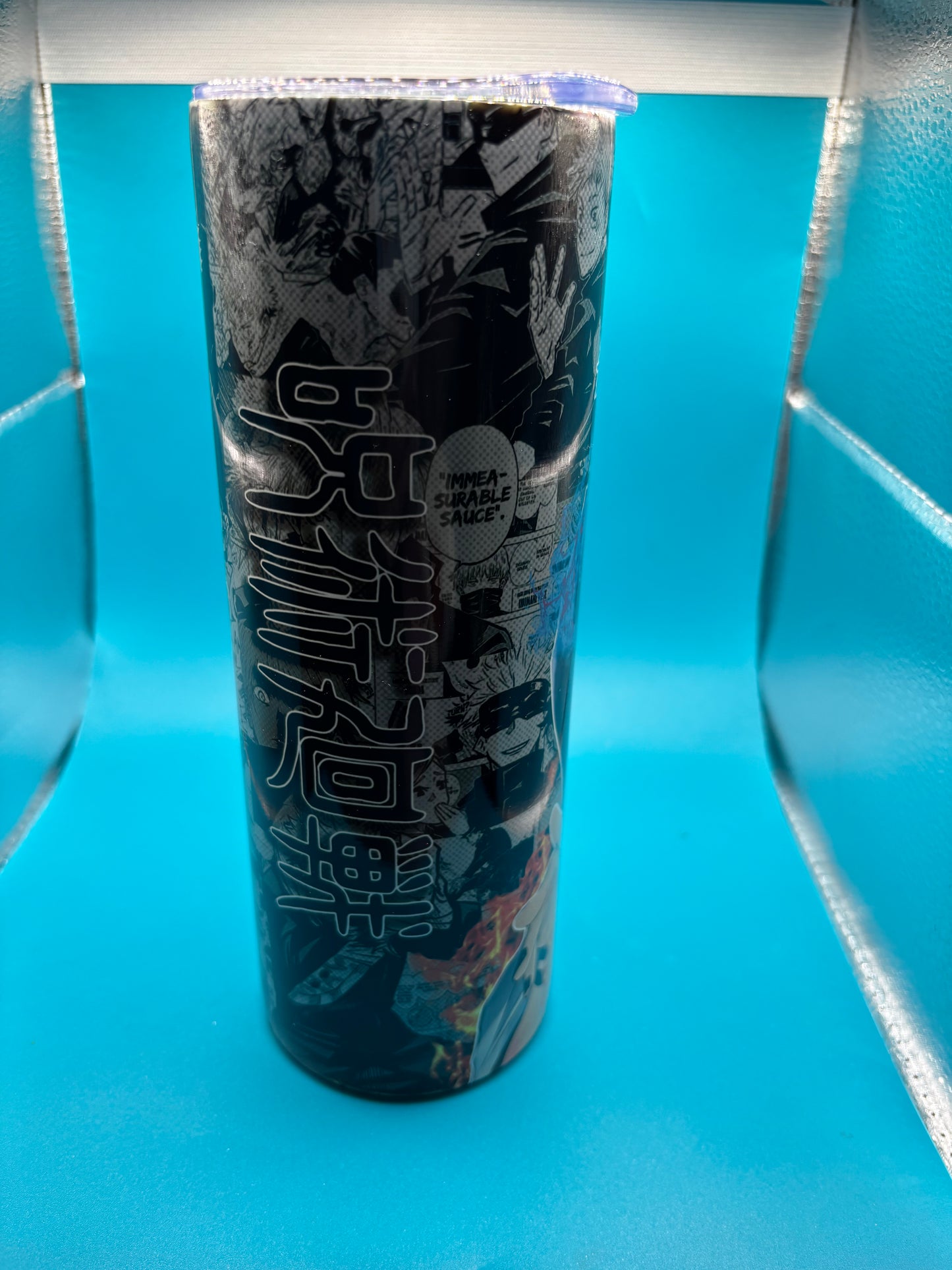 Manga inspired tumbler