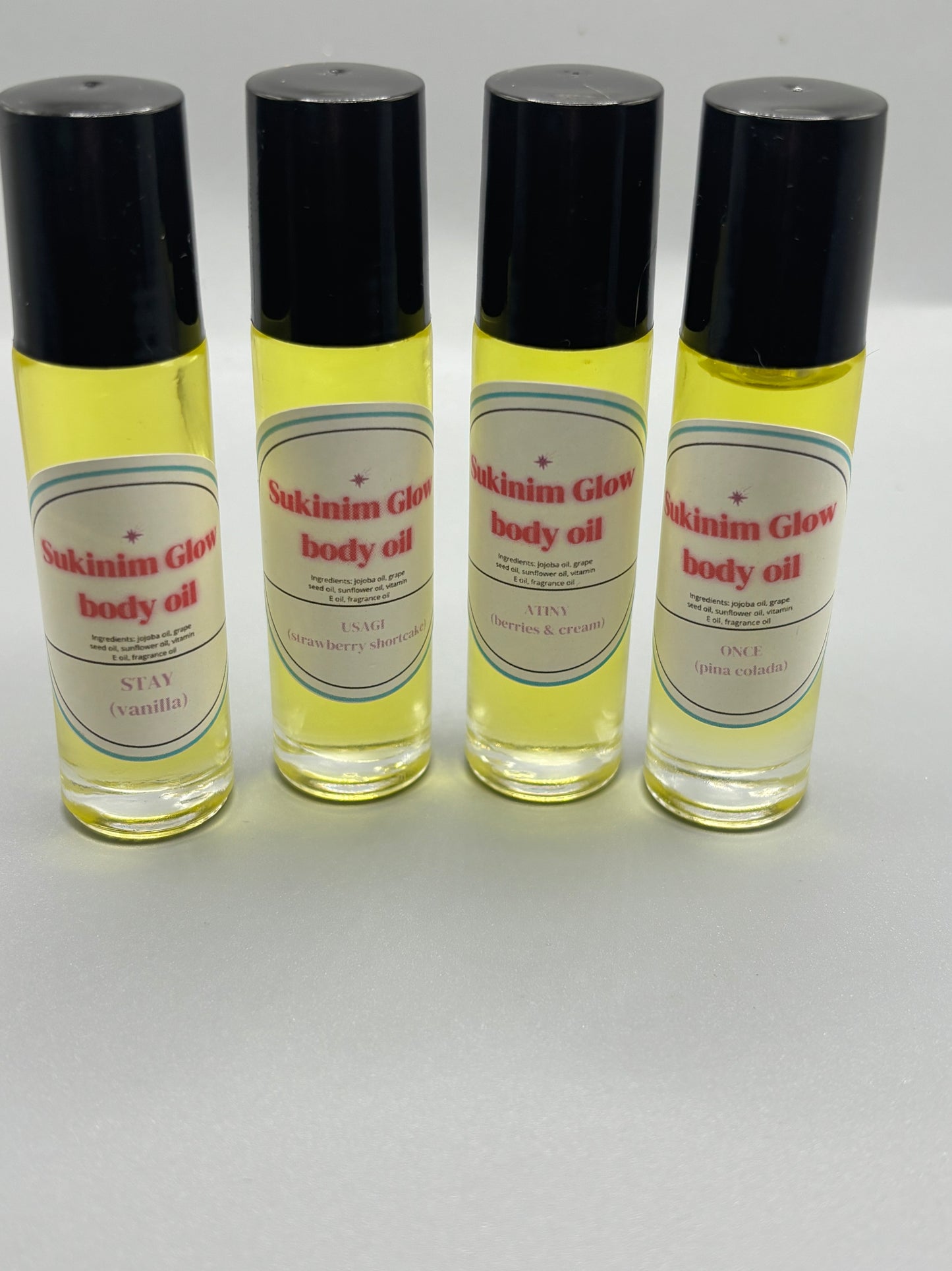 Mini body oil