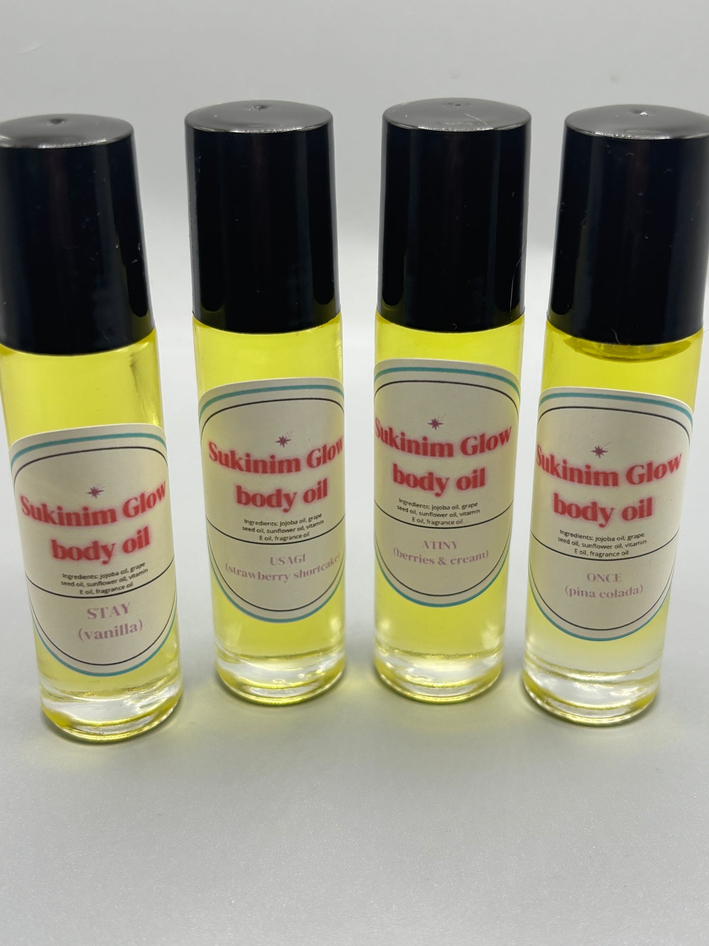 Mini body oil