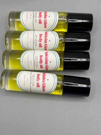 Mini body oil