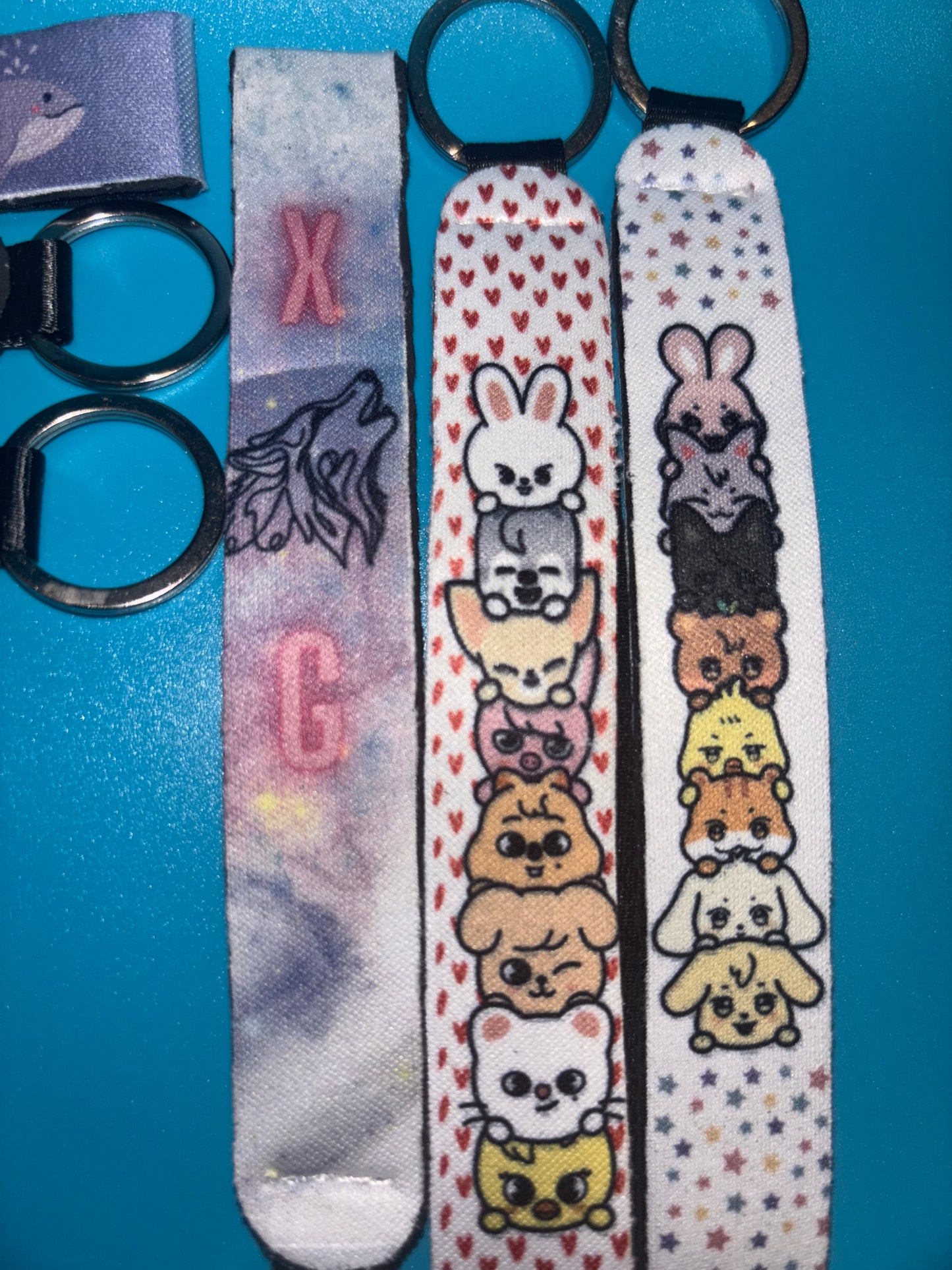 Keychain wristlets